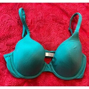 Victoria's Secret‎ Body by Victoria Lined Perfect Coverage Bra 32C Green